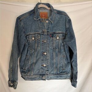 Levi's Vintage Blue Denim Jean red tag women’s  classic Jacket/coat size medium